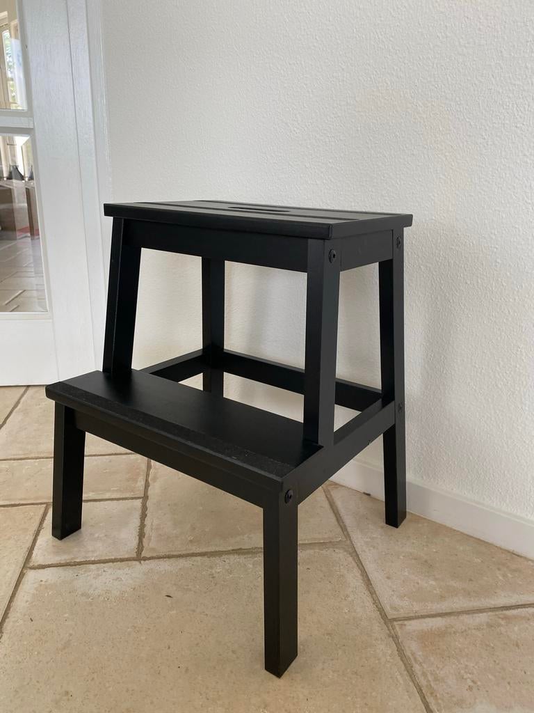 Ikea BEKVÄM Opstapje - Zwart, Ophalen, Zo goed als nieuw