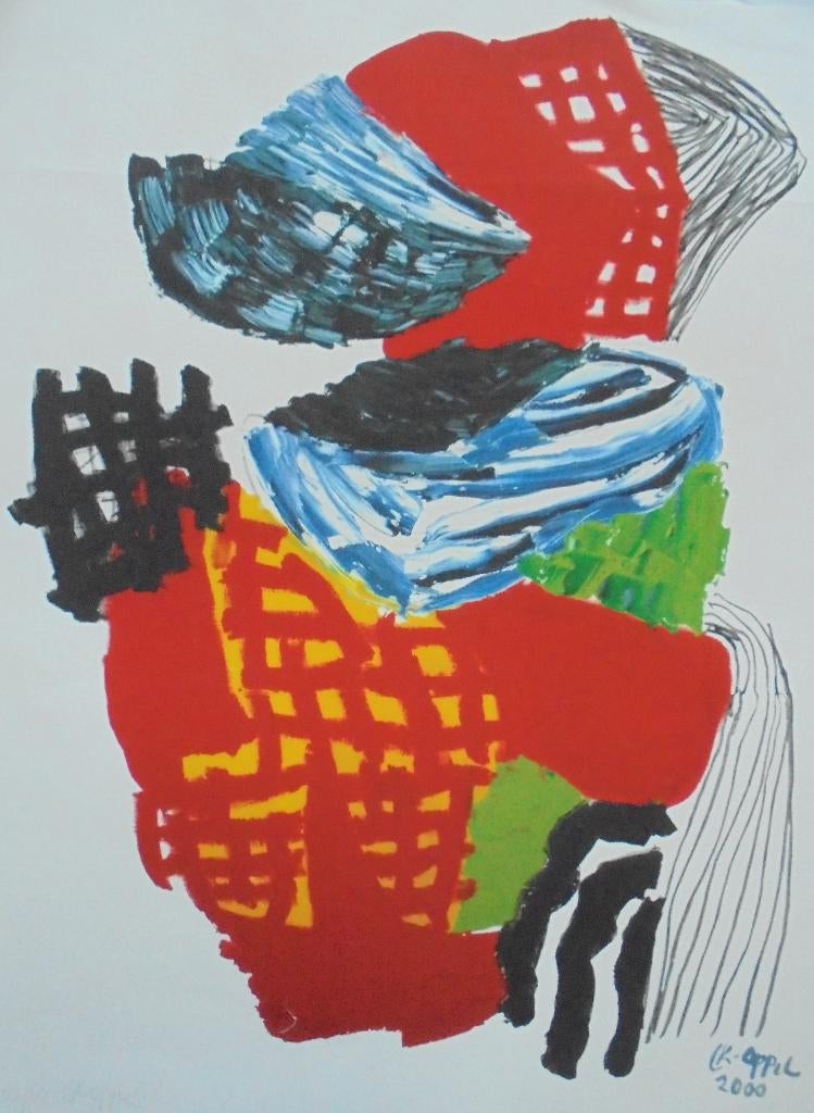 Karel Appel Zeefdruk.Uniek.Gereserveerd., Ophalen