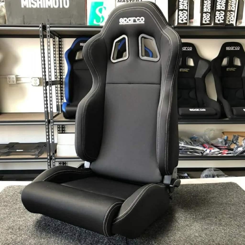Sparco R100 Zwart Kuipstoel Sportstoel Racestoel