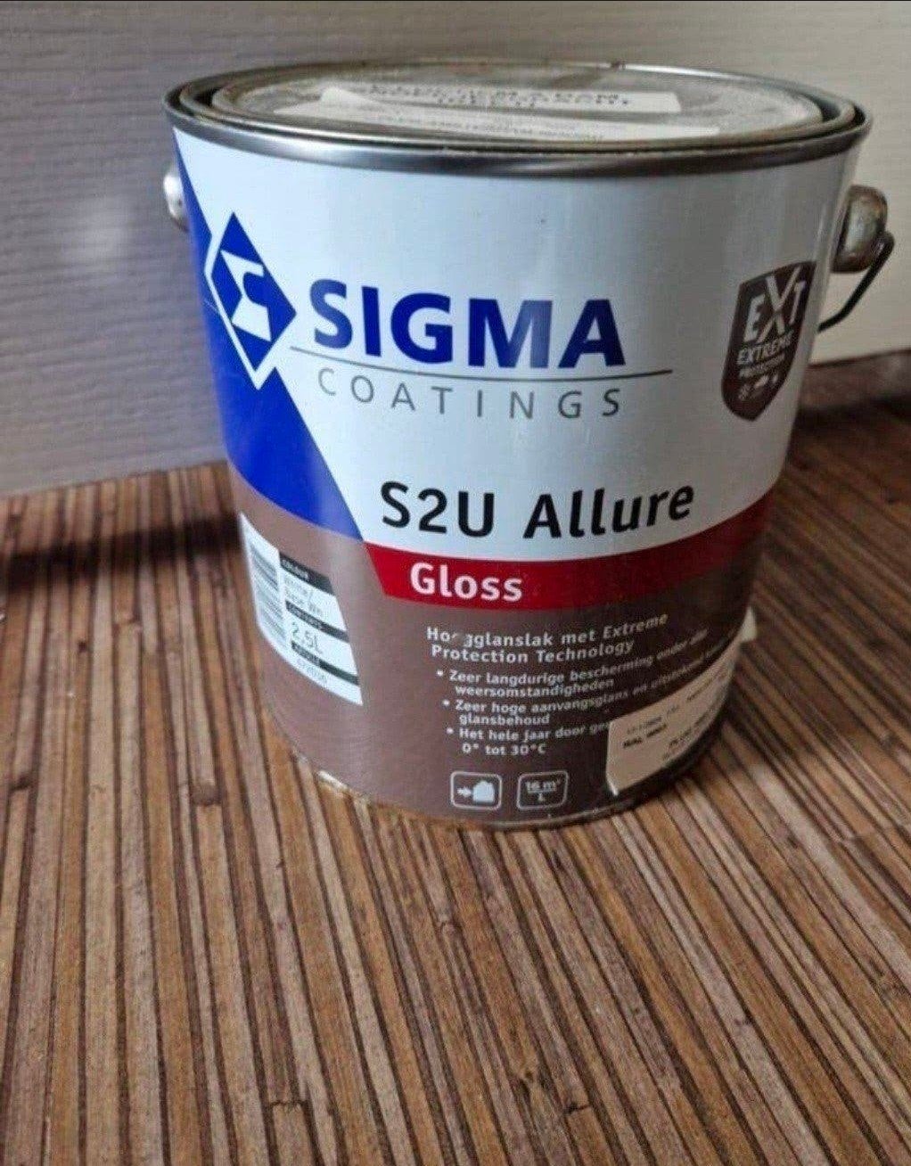 sigma s2u allure gloss ral 9003 2.5 liter, Ophalen of Verzenden, Nieuw, Overige typen