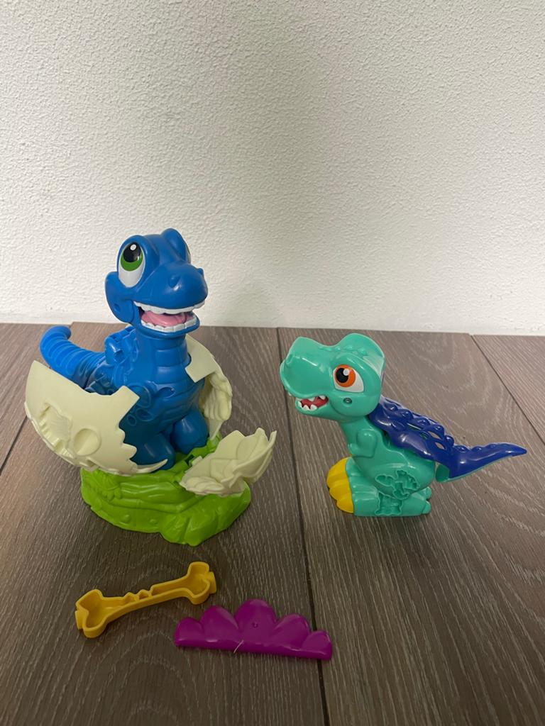 Playdoh klei dino, Ophalen of Verzenden, Gebruikt, Knutselen