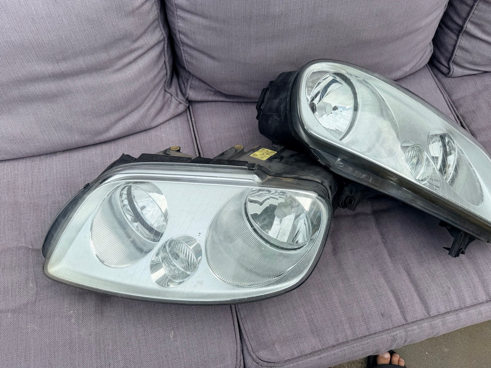 Koplampen Volkswagen Caddy lll 2005/ Touran 2003-2006 (set), Auto-onderdelen, Ophalen of Verzenden, Gebruikt, Volkswagen