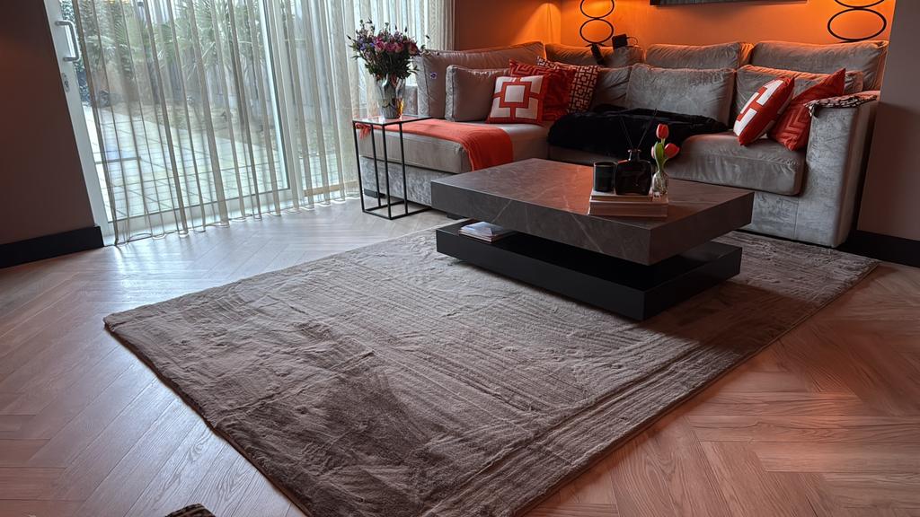 hamburger salontafel, Huis en Inrichting, Tafels | Salontafels, Ophalen, 100 tot 150 cm, 50 tot 100 cm, Zo goed als nieuw