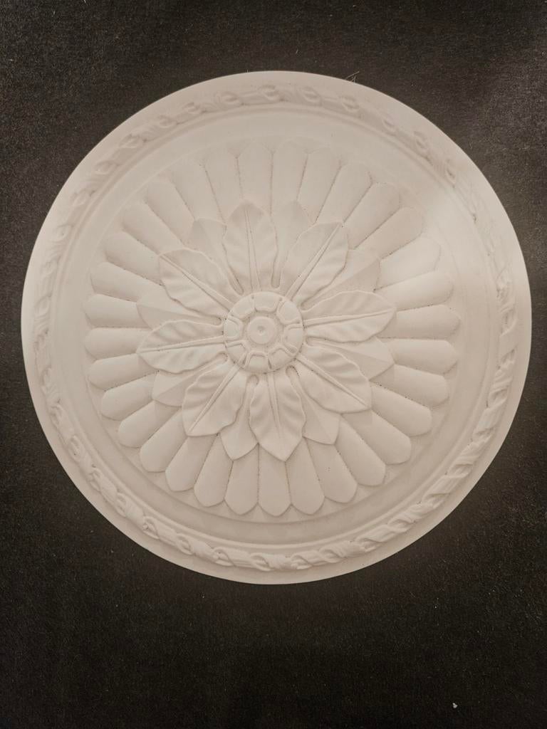 4x gipsen plafondrozet klassiek ornament 40,5 cm, Ophalen