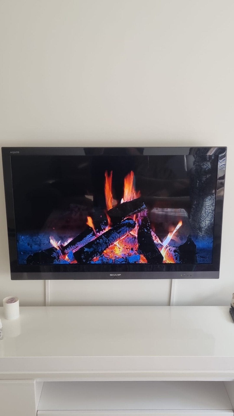 Sharp tv 45 inch, Audio, Tv en Foto, Televisies, Ophalen, Gebruikt, 50 Hz, 40 tot 60 cm