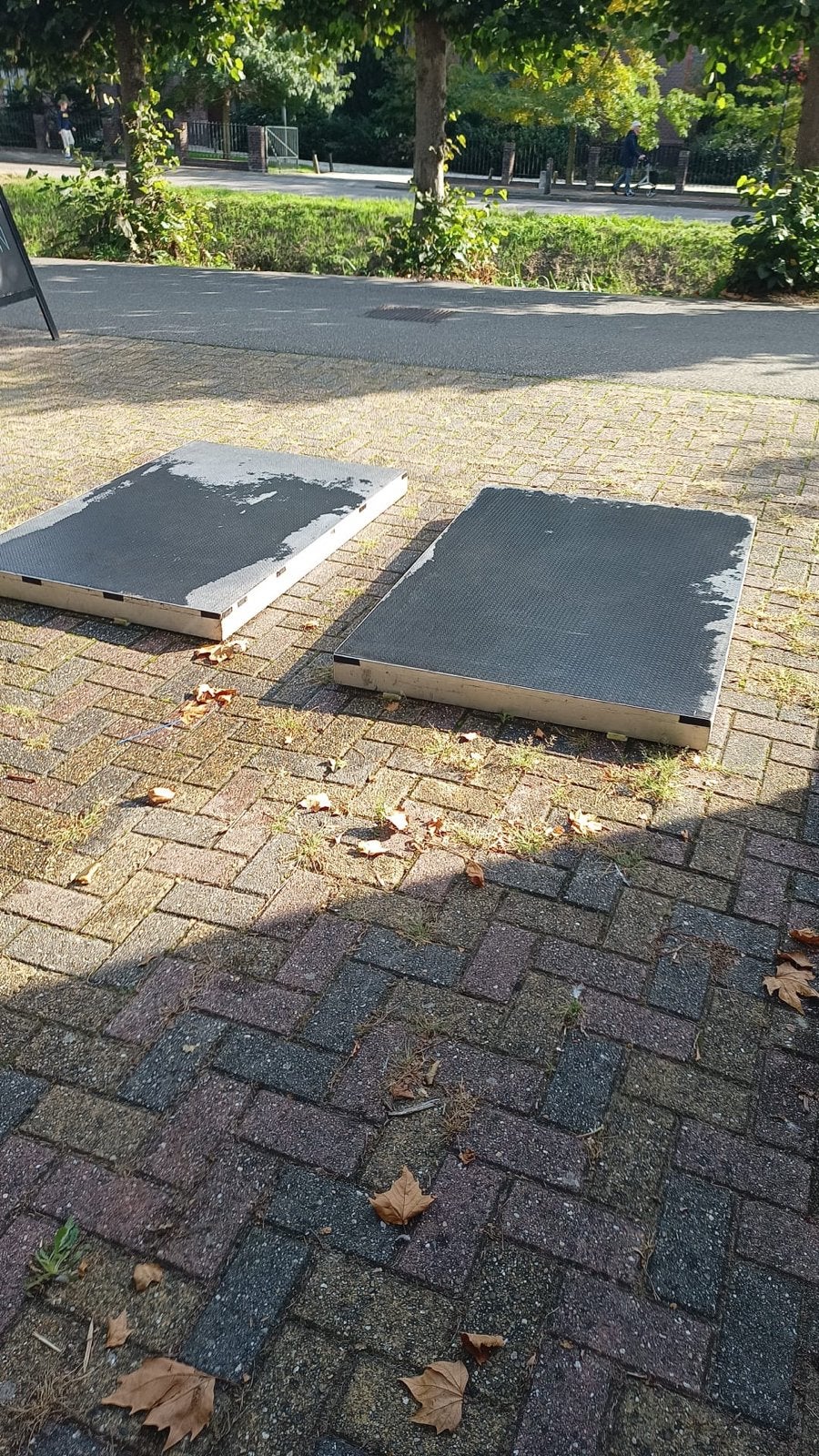 6x Butec Podiumdelen 1x1.5m met kunststof toplaag, Ophalen, Gebruikt