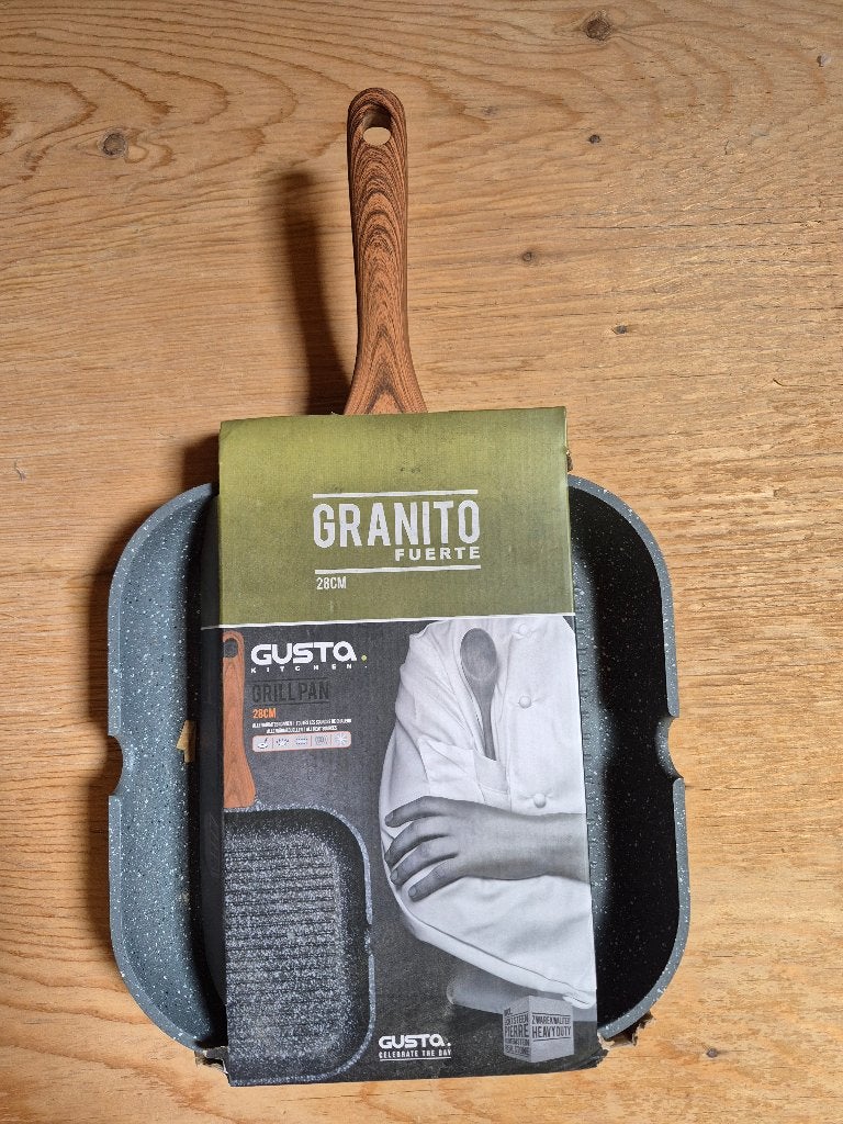 Grillpan 28 cm gusta, Overige materialen, Overige typen, Nieuw, Ophalen of Verzenden