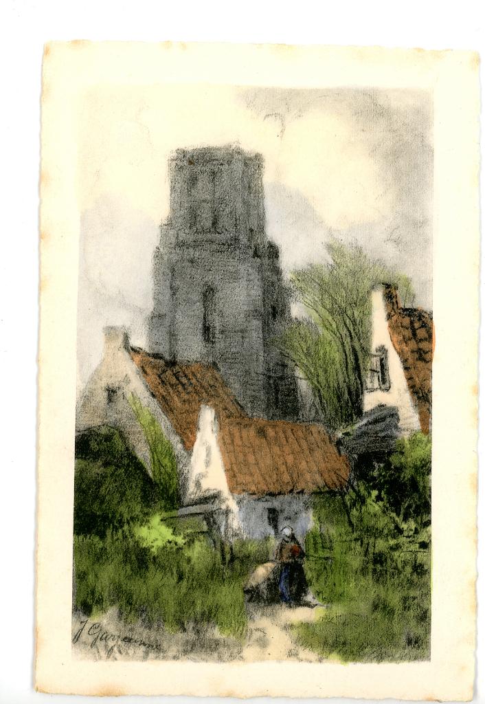 12x Antieke Ansichtkaarten J. Garjeanne – Harderwijk/De Lier, Ophalen of Verzenden, Voor 1920, Ongelopen, Gelderland