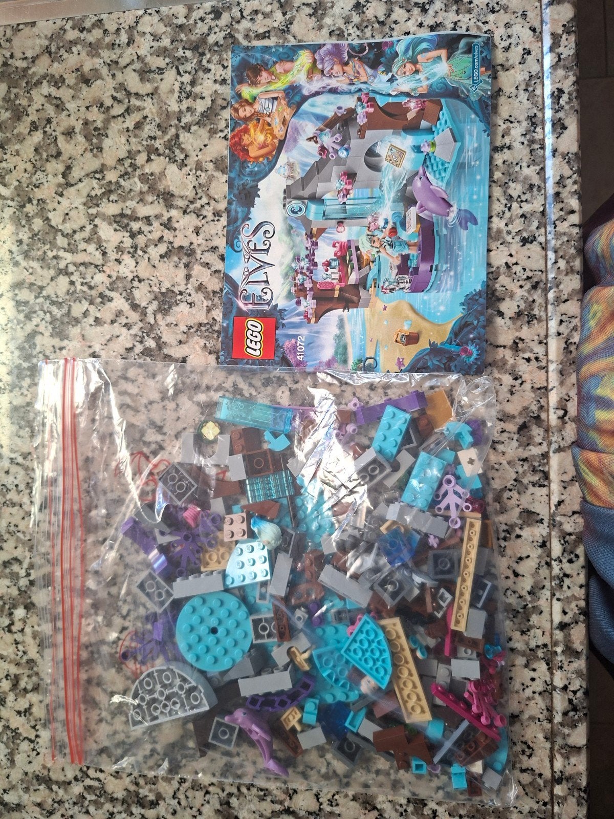 LEGO Elves 41072 Water Draak Water Spa - Losse Stenen, Gebruikt, Lego, Ophalen of Verzenden, Losse stenen