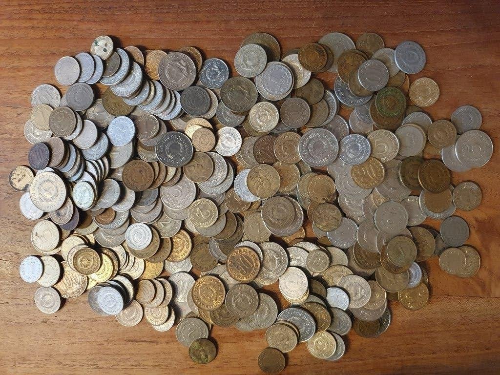 ca. 2.1 kilogram munten uit Joegoslavië!, Ophalen of Verzenden, Joegoslavië