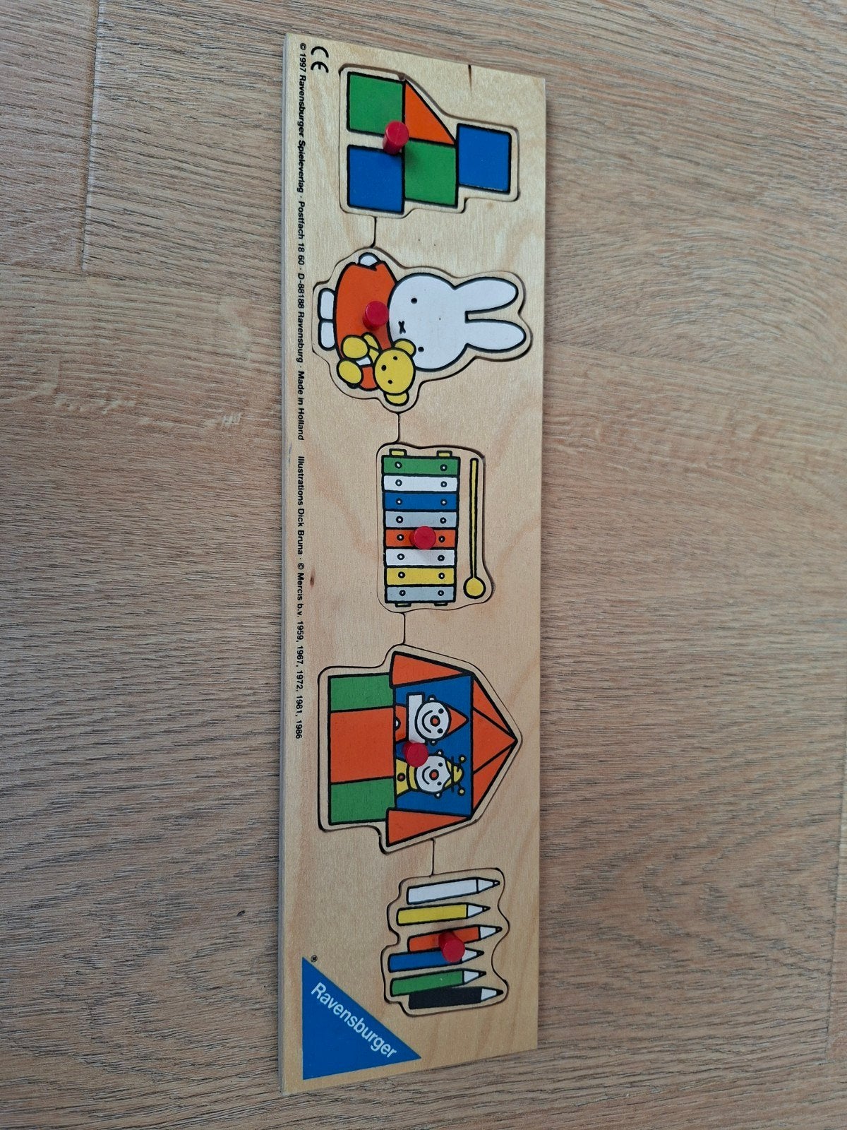 Ravensburger Houten Puzzel Nijntje en Vriendjes, Kinderen en Baby's, Speelgoed | Kinderpuzzels, Ophalen of Verzenden