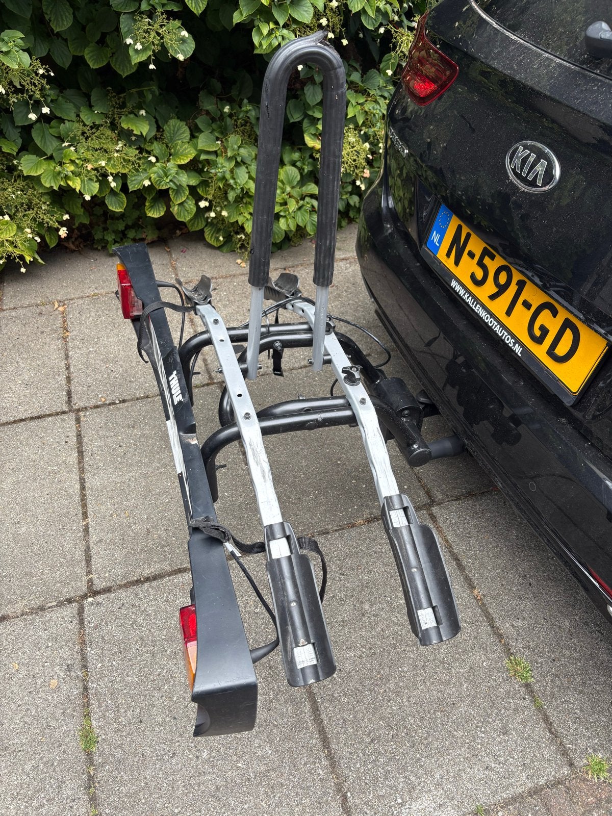 Thule fietsendrager voor 2 fietsen - Trekhaakdrager, Ophalen, 2 fietsen, Gebruikt, Trekhaakdrager