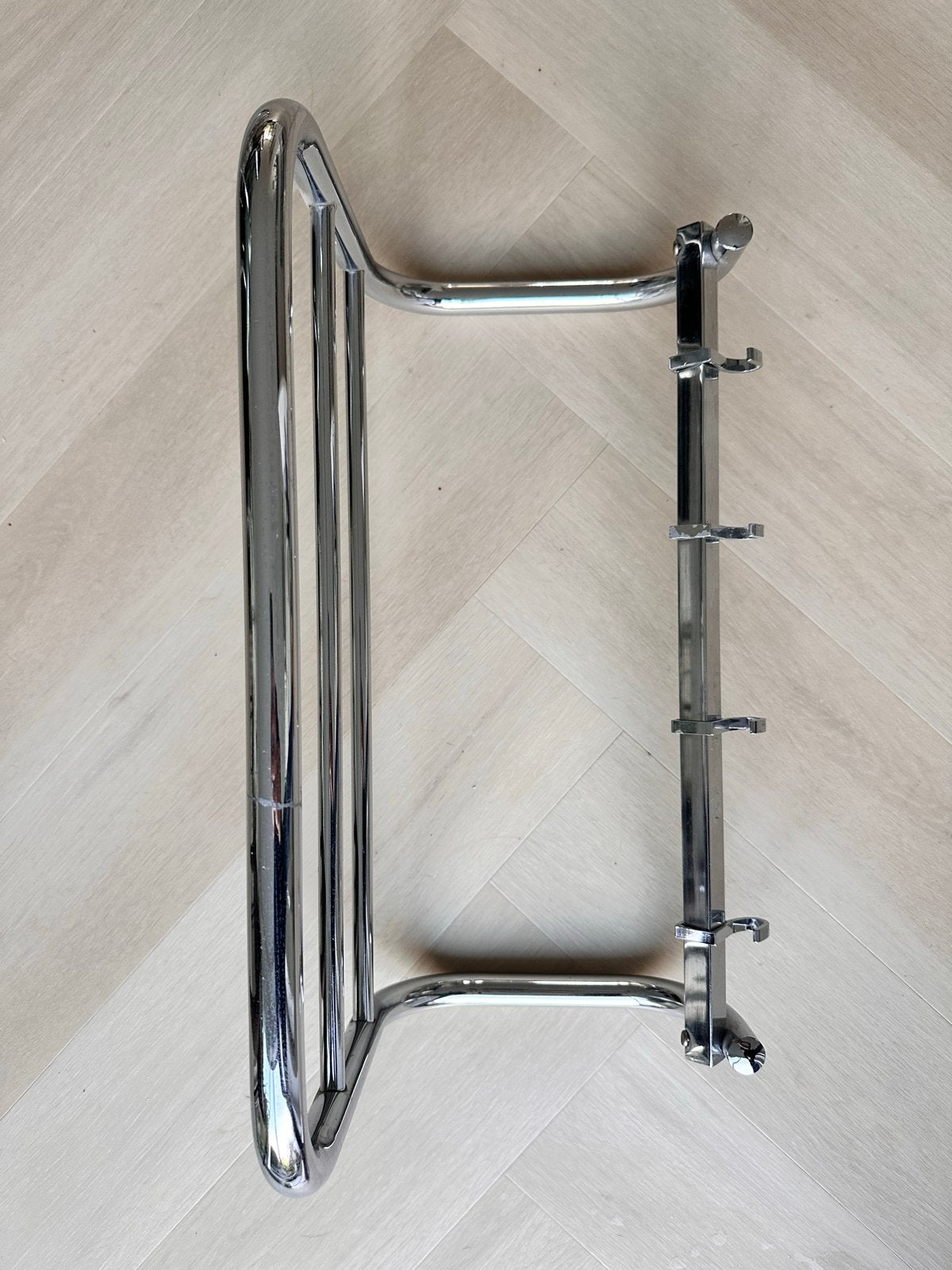 Verchroomd retro kapstok Gispen look, Gebruikt, Minder dan 100 cm, Metaal, Ophalen