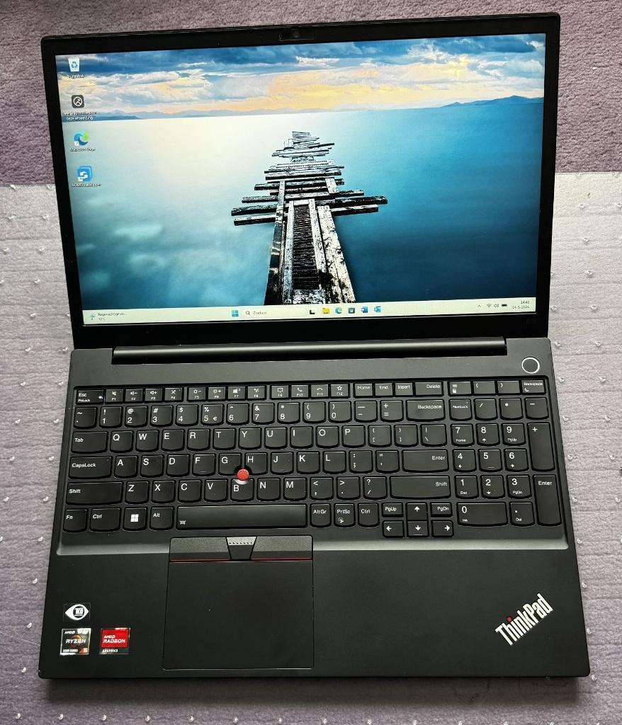 15"Thinkpad E15, AMD Ryzen 5 5625U,16/ 512 Gb SSD 6 mnd gar., Computers en Software, Windows Laptops, Gebruikt, 2 tot 3 Ghz, SSD
