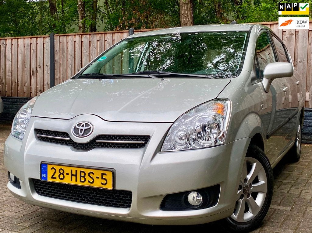 Toyota Verso 1.8 VVT-i Luna 7p NL Auto I Automaat I Leer I N, Auto's, Toyota, Bedrijf, Te koop, Verso, ABS, Airbags, Airconditioning
