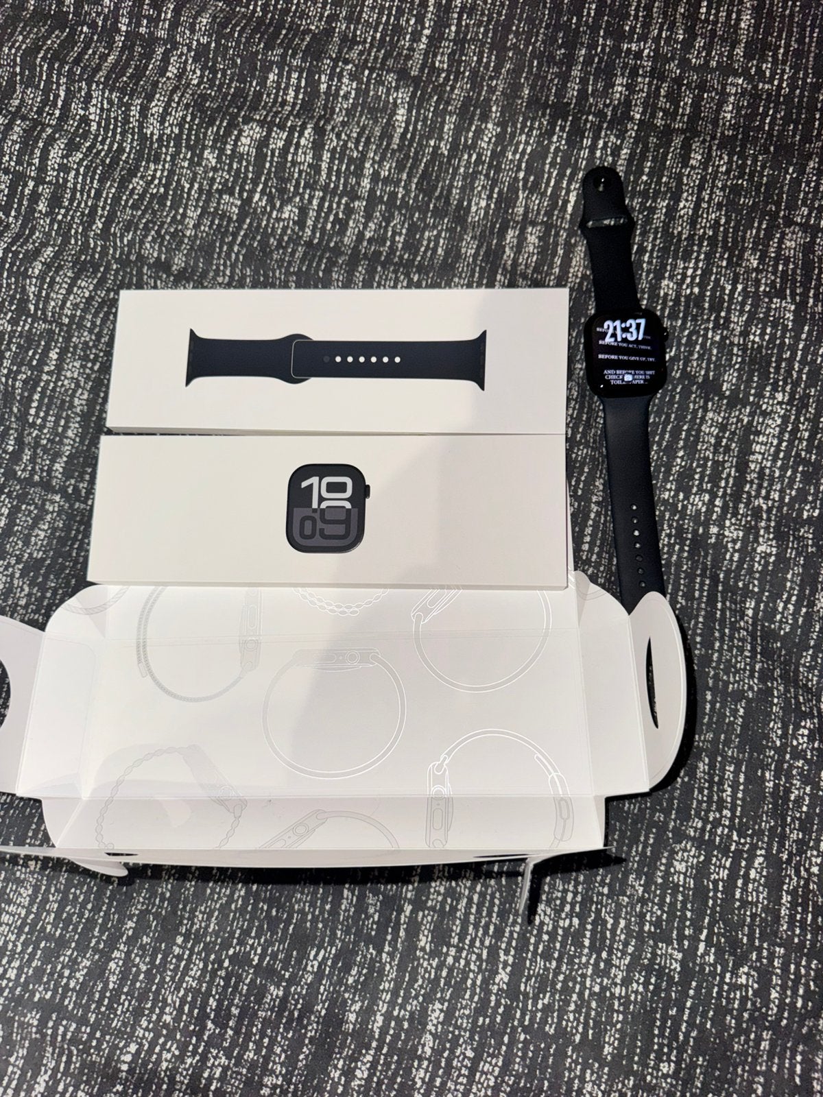 Apple Watch Series 10 (GPS + Cellular) 46MM, Zwart, IOS, Ophalen of Verzenden, Zo goed als nieuw