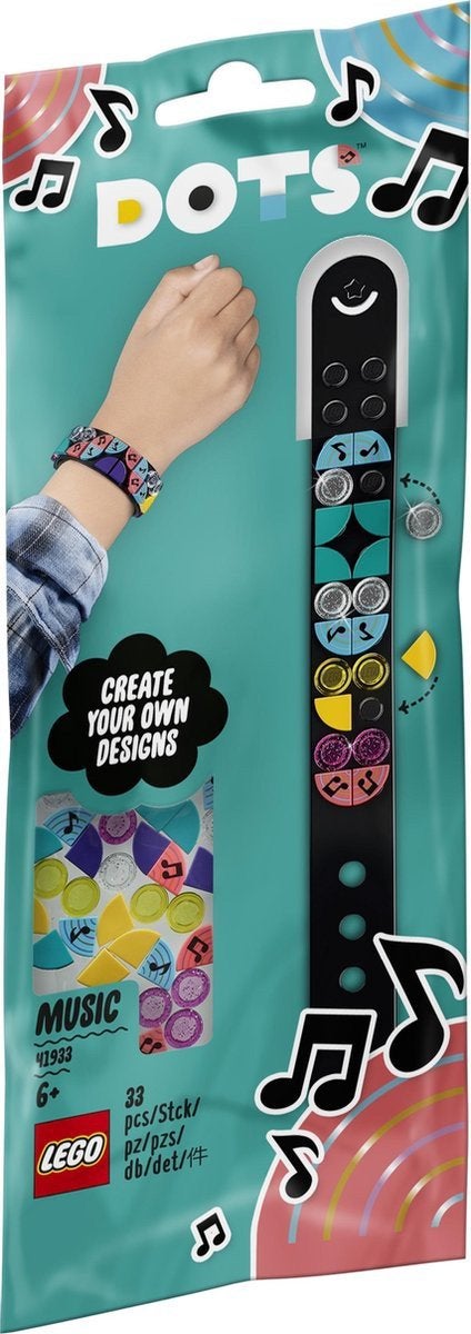 50% Korting op Lego DOTS 41933 Music armband, Ophalen of Verzenden, Nieuw