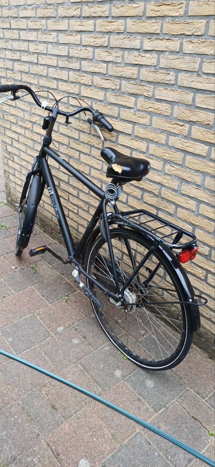 Gebruikte cortina herenfiets - Zwart, Fietsen en Brommers, Fietsen | Heren | Herenfietsen, Ophalen, Gebruikt, Overige merken