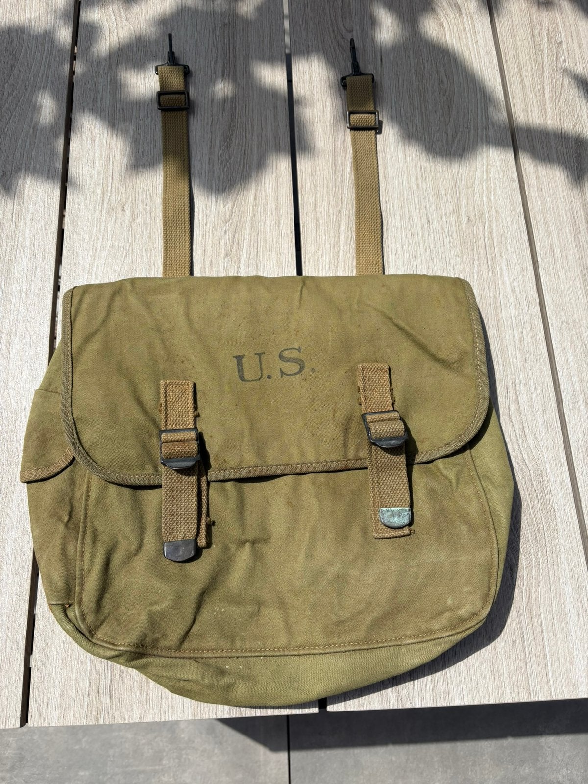 Te Koop: US 1940 Musette bag, Ophalen of Verzenden, Landmacht, Amerika