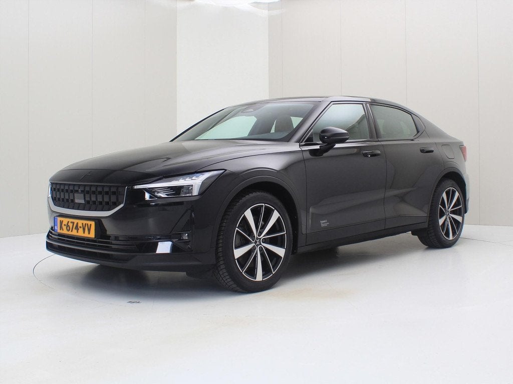 Polestar 2 Long Range Dual Motor 408PK 78kWh 89% SoH [ LEDER, Auto's, Polestar, Polestar 2, Gebruikt, Beige, Zwart