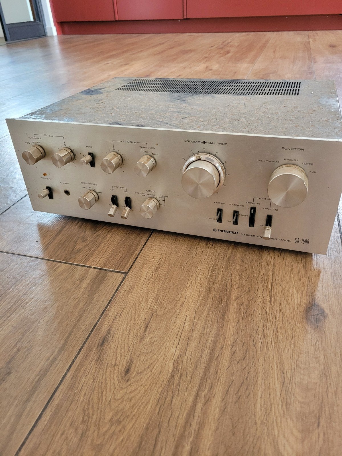 Pioneer SA-7500 Stereo Versterker - Vintage Audio, Audio, Tv en Foto, Versterkers en Receivers, Gebruikt, Ophalen of Verzenden