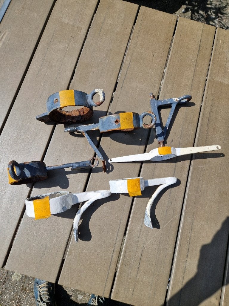 mastbeslag voor platbodem, Watersport en Boten, Accessoires en Onderhoud, Ophalen of Verzenden, Gebruikt, Onderhoud en Reparatie