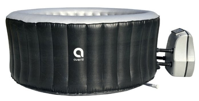 Opblaasbare  jacuzzi - spa - bubbelbad, Ophalen of Verzenden, Gebruikt, Afdekzeil, Opblaasbaar
