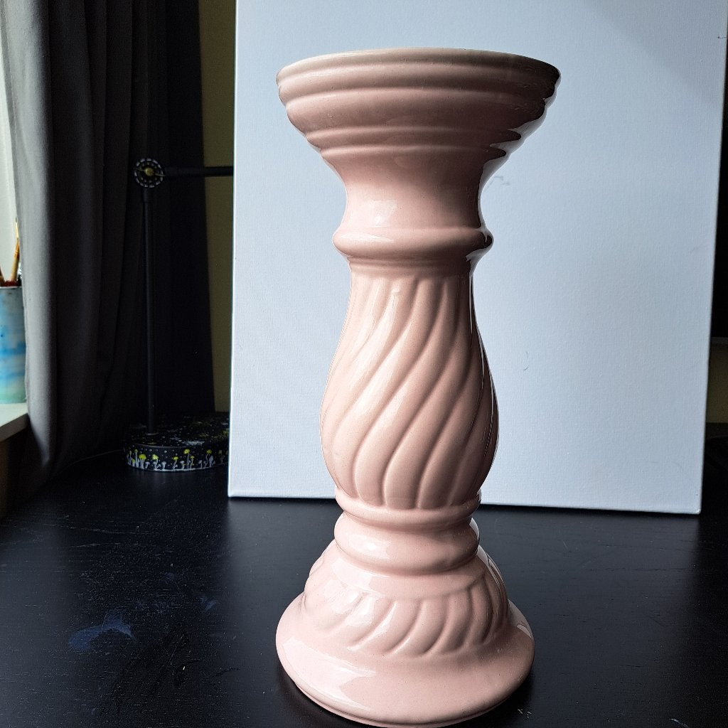 Pilaar ceramik, oud roze kleur, vintage., Ophalen of Verzenden, Zo goed als nieuw