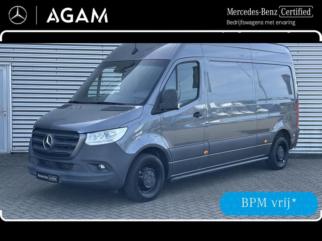 Mercedes-Benz Sprinter 214 CDI L2H2 Automaat Airco Navigatie, Stof, Gebruikt, 2000 kg, Bedrijf