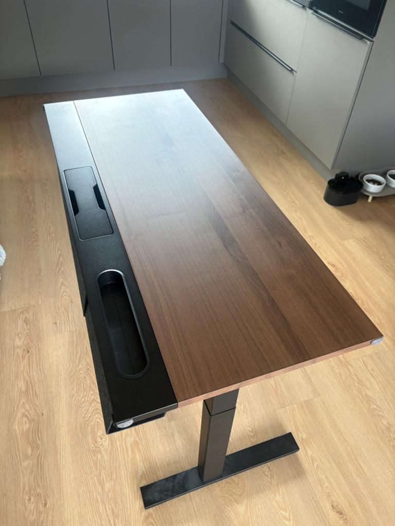 Bureau, Huis en Inrichting, Bureaus, Ophalen, Zit-sta bureau, 140 cm, In hoogte verstelbaar