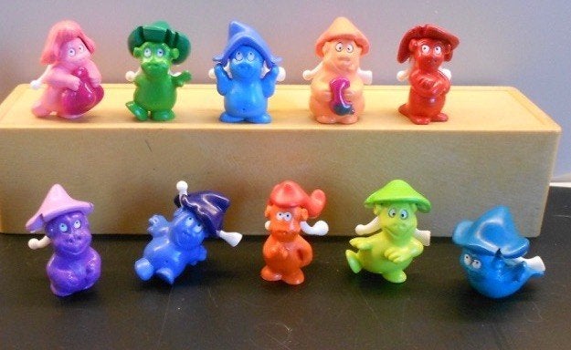 Kindersurprise Ferrero : Krijtfiguren : Serie = Compleet, Ophalen of Verzenden, Zo goed als nieuw, Overige typen
