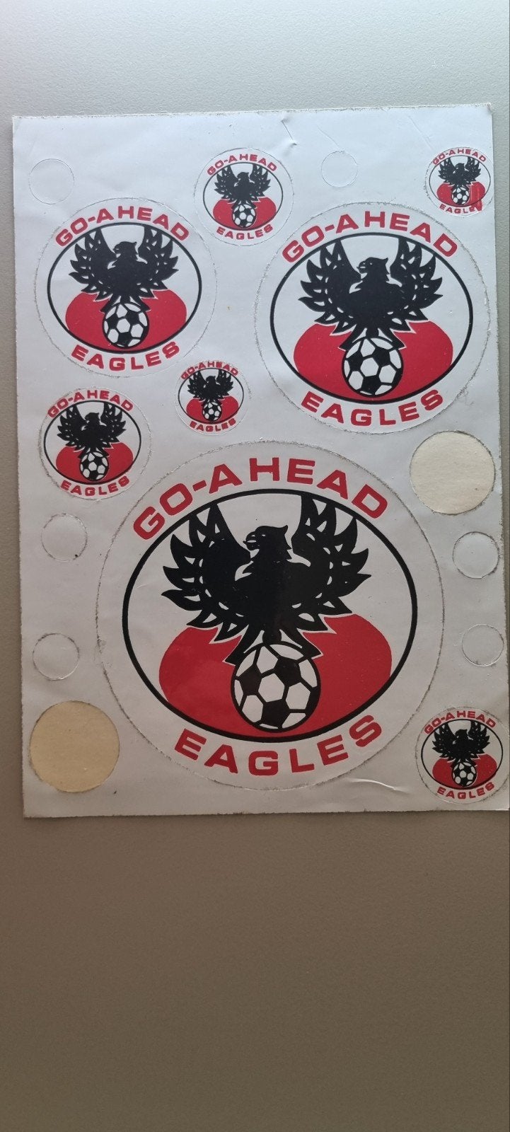 Diverse Stickers Go Ahead Eagles, Ophalen of Verzenden, Overige binnenlandse clubs, Poster, Plaatje of Sticker