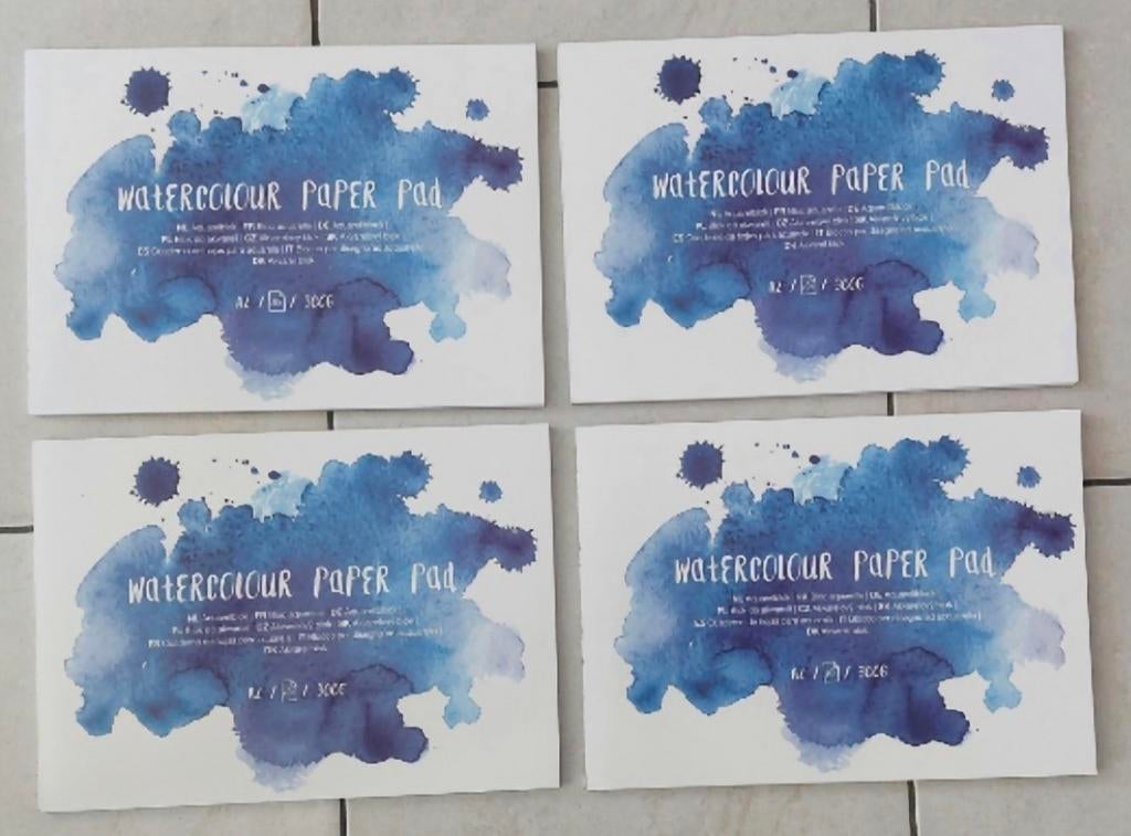 WATERCOLOUR PAPER PAD 4x voor
€10, Hobby en Vrije tijd, Ophalen of Verzenden, Nieuw, Papier, Schets- of Tekenboek