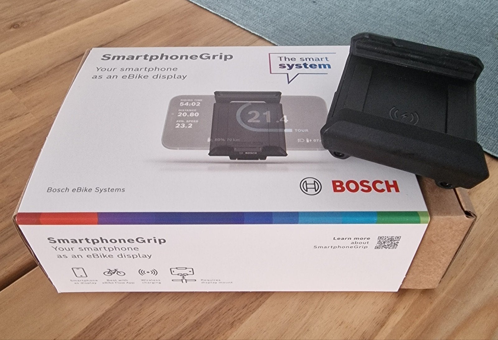 Bosch SmartphoneGrip compleet incl. borgingspin, Ophalen of Verzenden, Zo goed als nieuw, Bosch