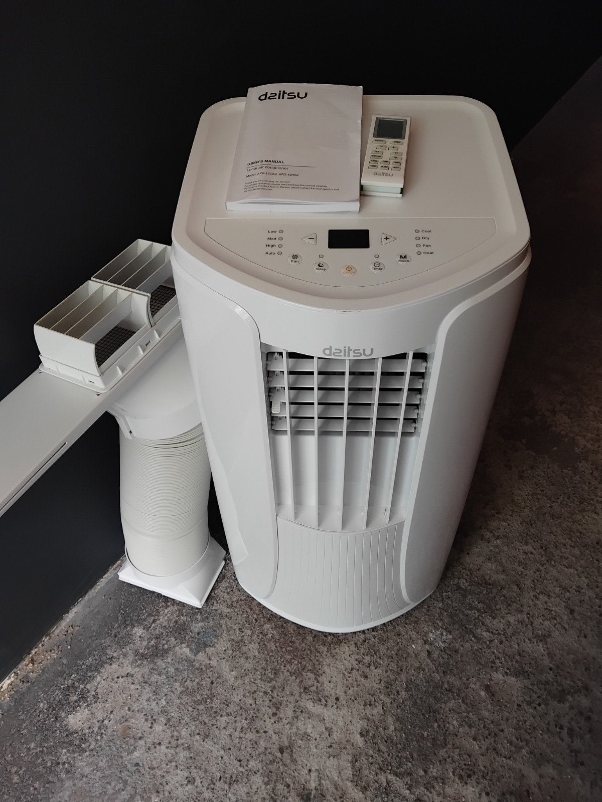 Mobiele airco, Ophalen, Koelen en Ontvochtigen, Timer, 3 snelheden of meer