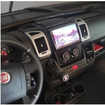 fiat ducato camper navigatie carplay android auto Dynavin