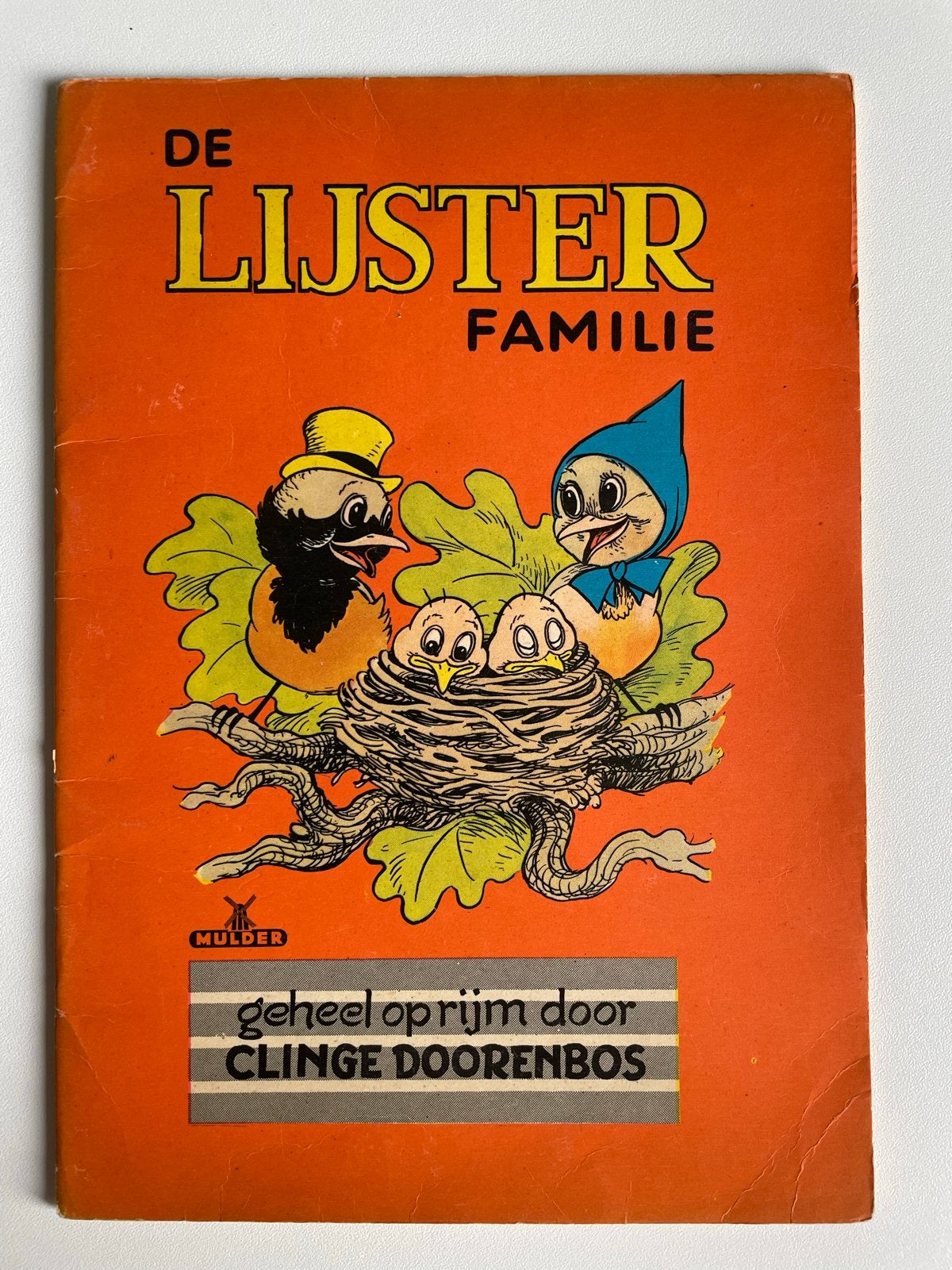 De Lijster Familie - Mulder & Zoon N.V. - Vintage Boek, Boeken, Ophalen of Verzenden, Gelezen, Sprookjes