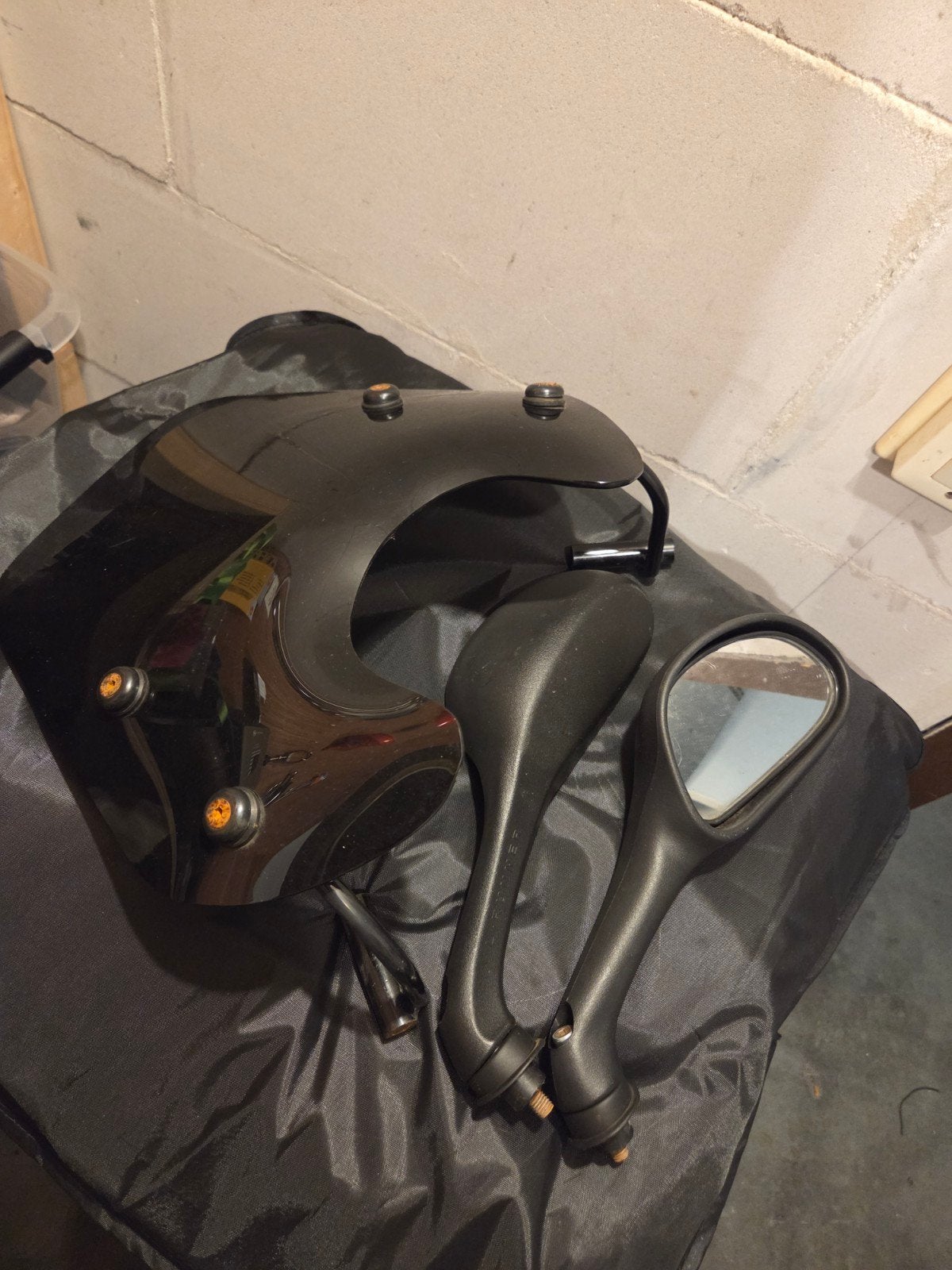 Piaggio Zip laag scherm en Gilera Runner spiegels, Fietsen en Brommers, Ophalen of Verzenden, Gebruikt, Overige typen, Piaggio