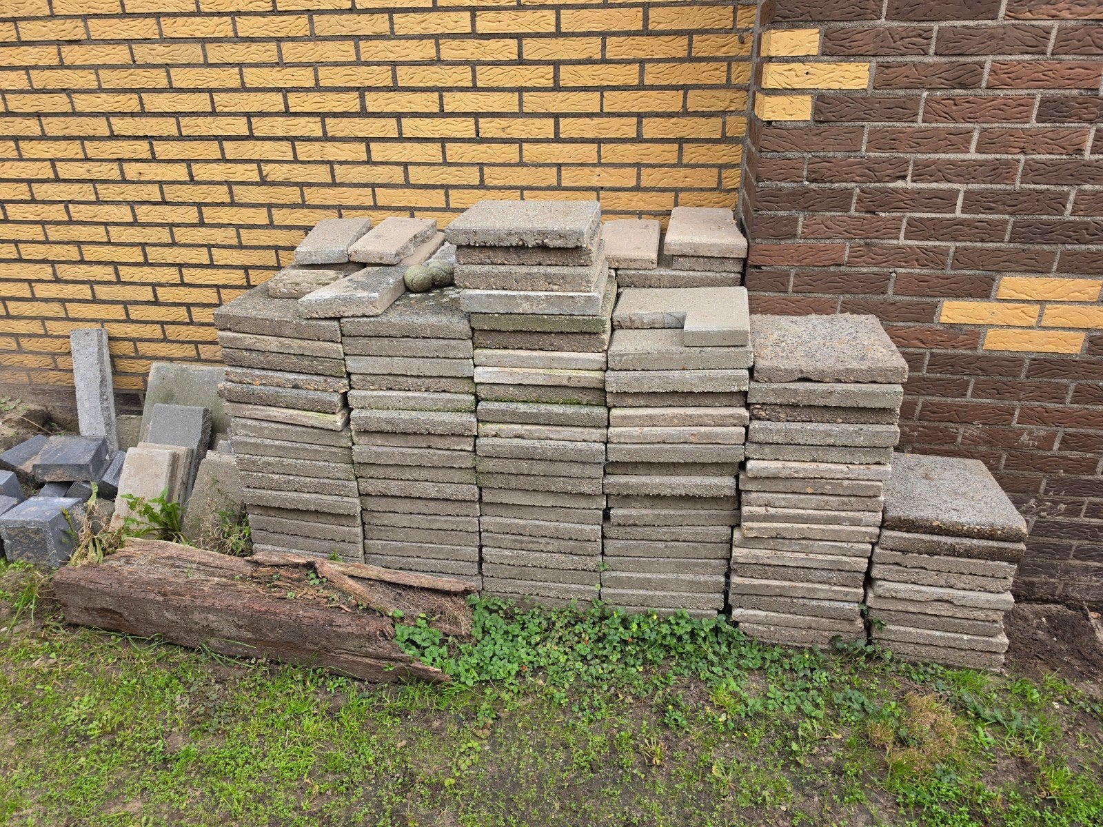 Gebruikte terrastegels, grijs, diverse afmetingen, Ophalen, Gebruikt, 10 m² of meer, Beton