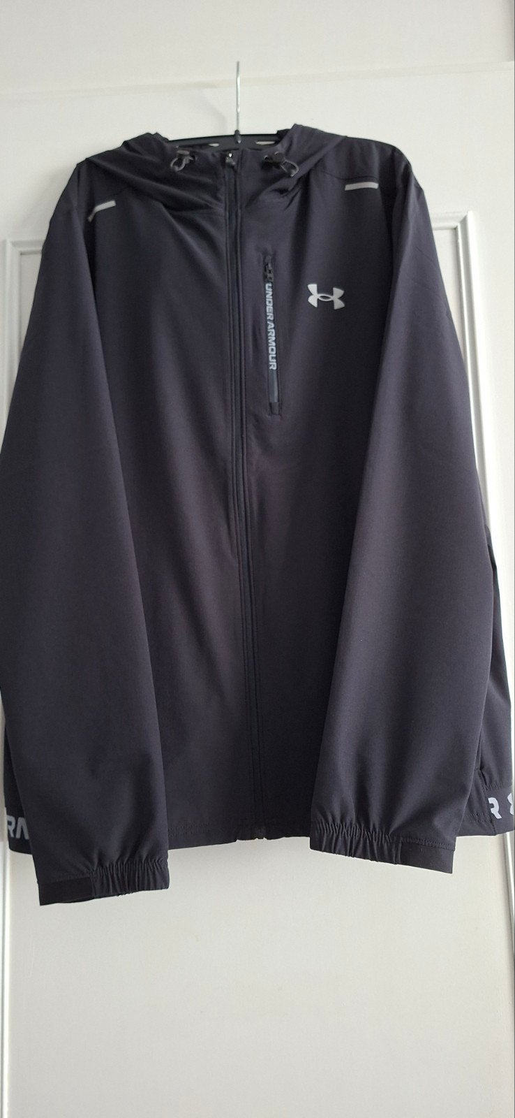 Under Armour Vanish Track Jacket maat XL, Kleding | Heren, Zwart, Under Armour, Maat 56/58 (XL), Ophalen of Verzenden