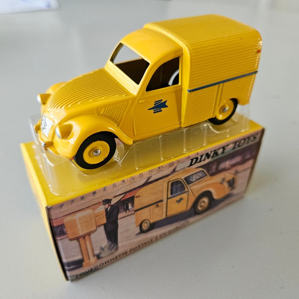 DINKY TOYS/ATLAS: CITROEN 2CV FOURGONNETTE POSTALE, nr.560, Hobby en Vrije tijd, Modelauto's | 1:43, Ophalen of Verzenden, Nieuw