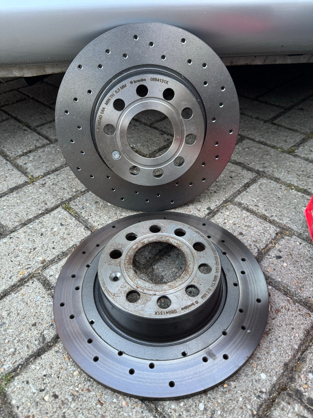 Brembo XTRA geperforeerde remschijven (08.B413.1X), Ophalen of Verzenden, Nieuw