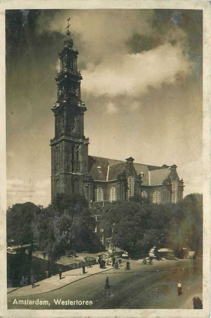 702-087-027 Amsterdam Westertoren, Verzenden, Voor 1920, Noord-Holland