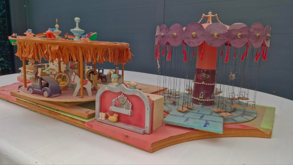 Houten kermis attractie speelgoed, Ophalen, Jongen of Meisje