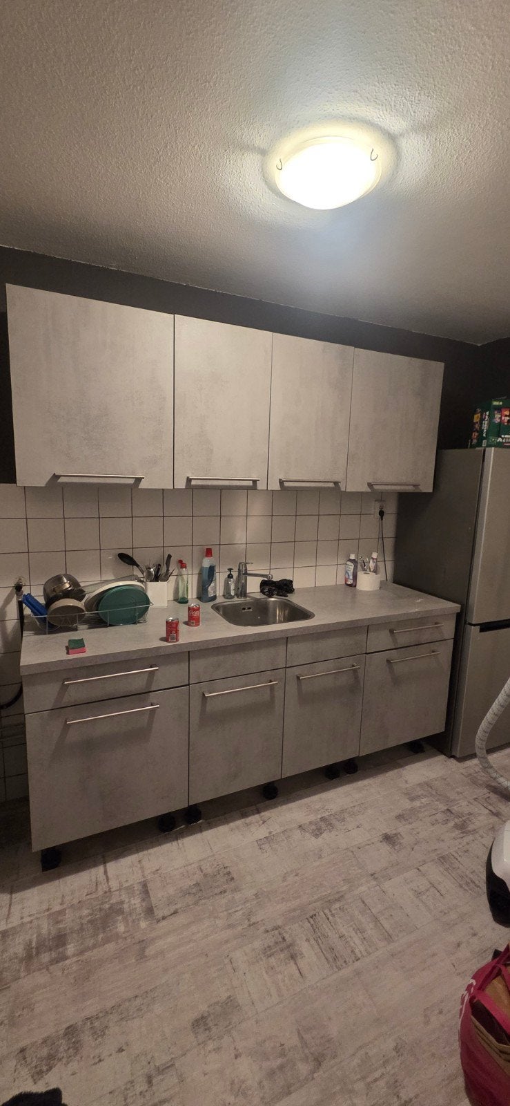 keukenblok gratis op te halen, Ophalen of Verzenden, Grijs, Enkelwandige keuken
