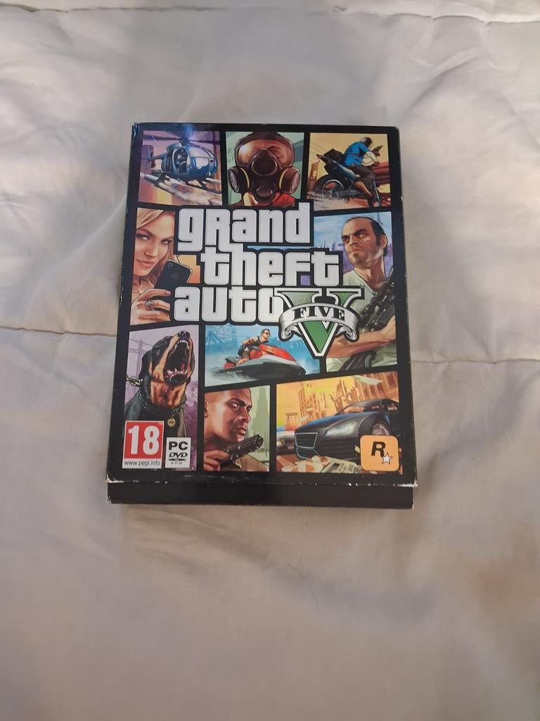 Gta 5 compleet PC, Spelcomputers en Games, Games | Pc, Avontuur en Actie, Online, Vanaf 18 jaar, 1 speler