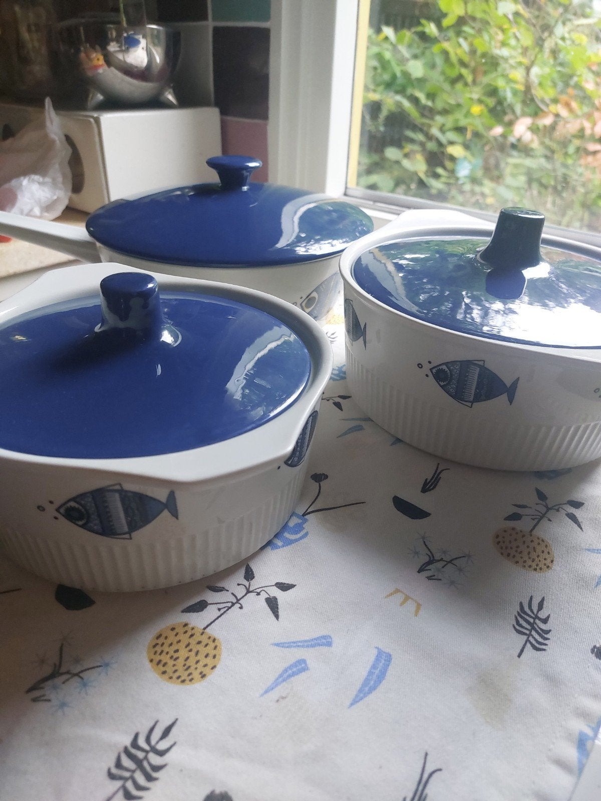 Villeroy & Boch ovenschalen met deksel, Made in Luxemburg, Gebruikt, Keramiek, Villeroy & Boch, Vintage
