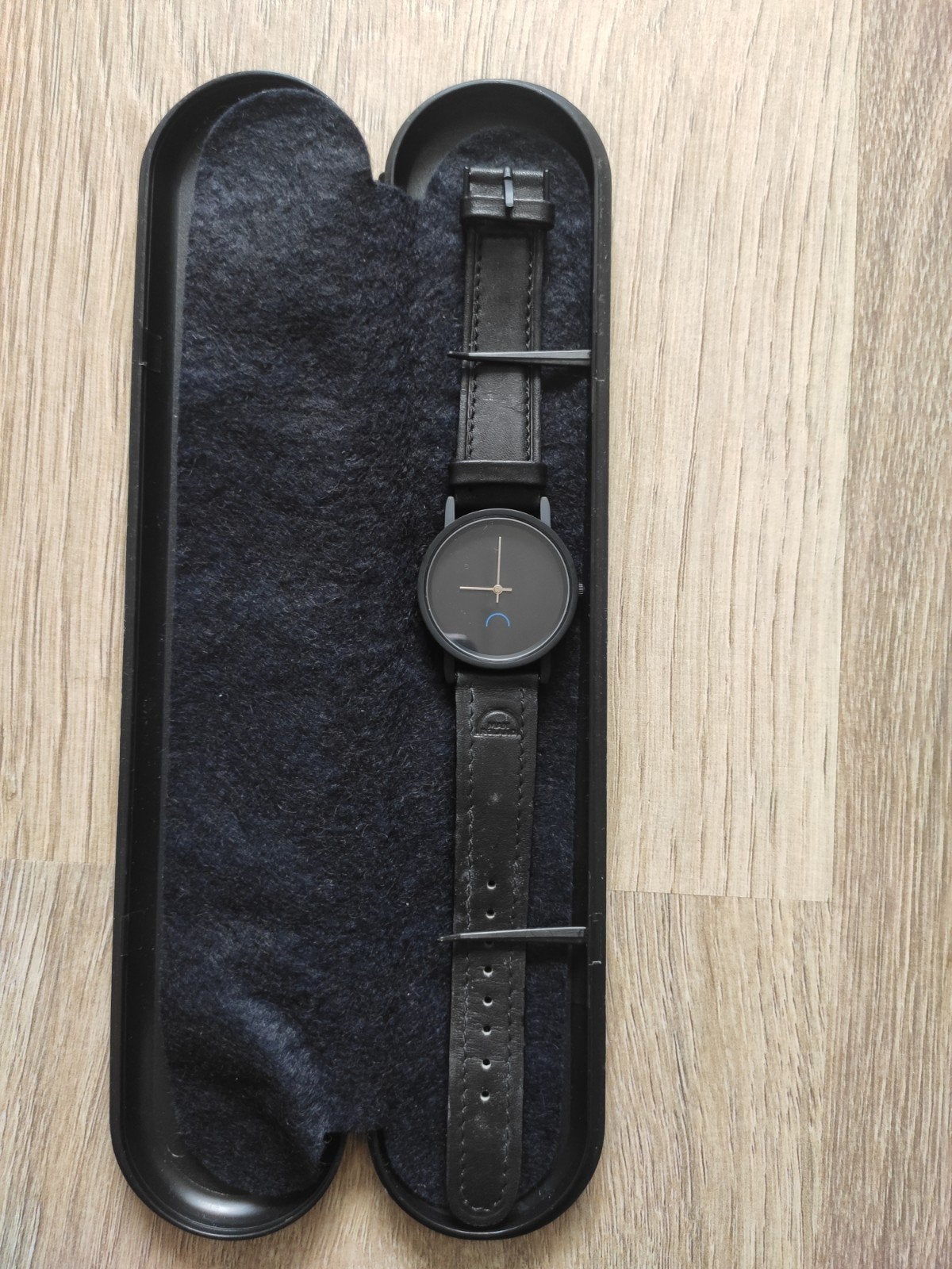 Horloge leren bandje, Overige merken, Overige materialen, Leer, Polshorloge