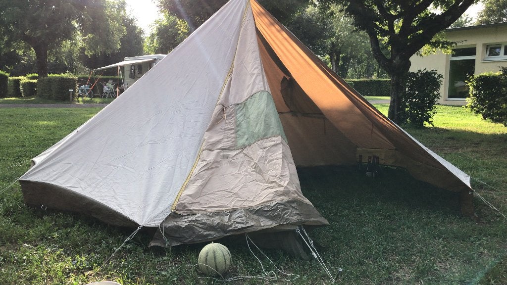Trekkerstent, Caravans en Kamperen, Tenten, tot en met 2, Gebruikt, Ophalen of Verzenden