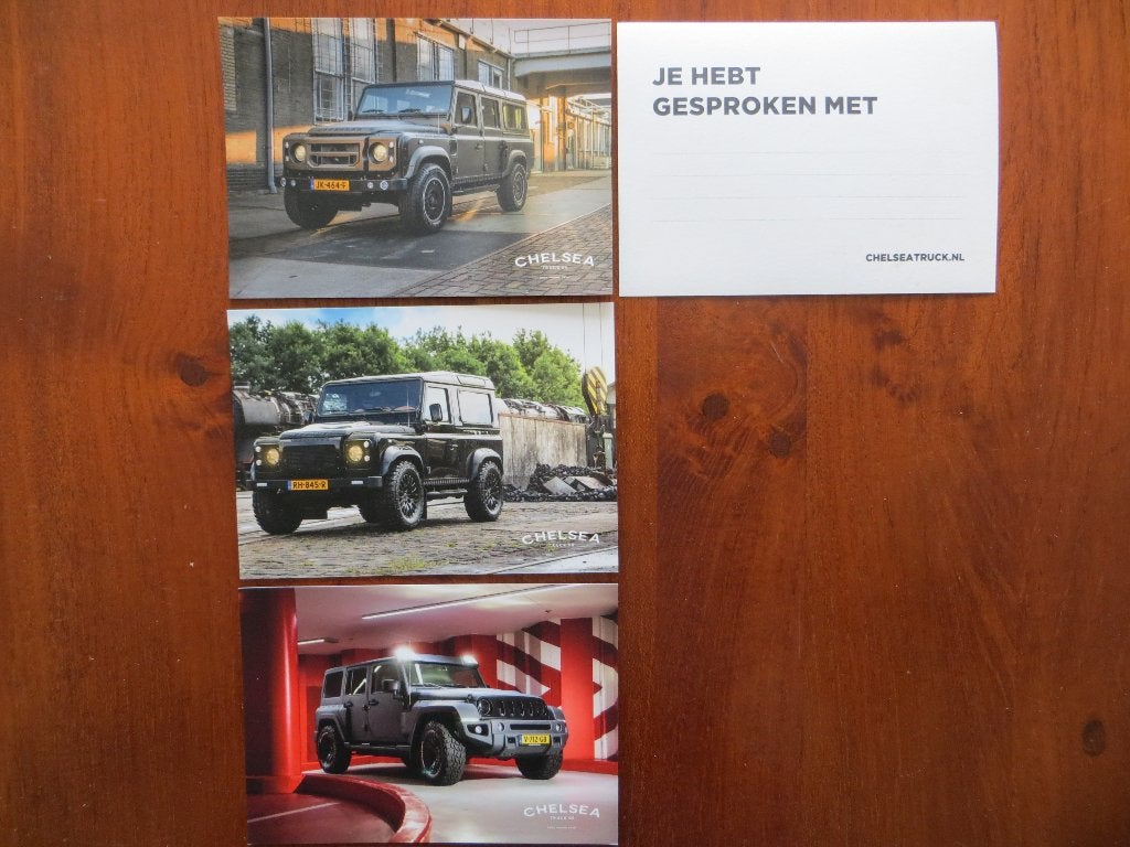 Kaarten Chelsea Truck: Jeep CTC Black Hawk, Defender, Ophalen of Verzenden, Nieuw, Overige merken